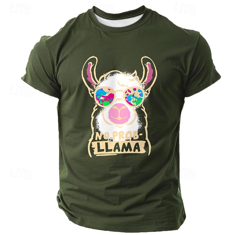 Herr Djur Rolig T-shirt Kortärmad T-shirt 3D-tryck Rund hals Skjorta Mode Dagligen Gata Dagligen Svart Vit Grön Sommar Vår Kläder S M L XL XXL XXXL 2025 - $15.99 –P3