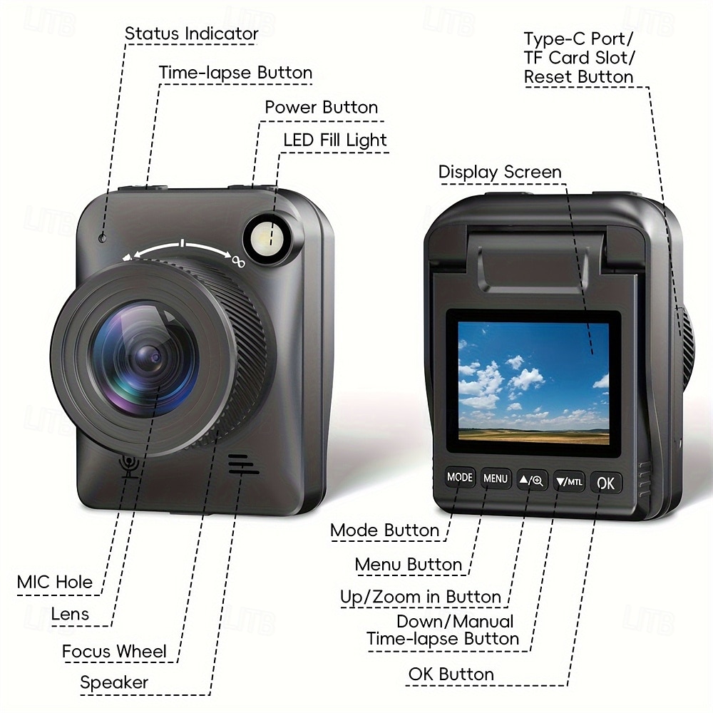 4K 32MP Time Lapse Camera Waterproof Mini Digital Camera Outdoor FHD Timelapse Camera 2025 - $279.99 –P9