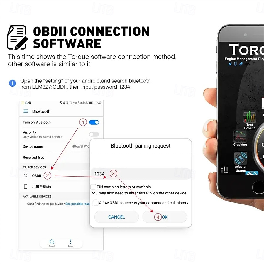 OBDII Scanner Code Reader Car Diagnostic Tool WiFi ELM 327 V 1.5 ICAR2 OBD SCAN For Android/IOS 2025 - $29.99 –P7