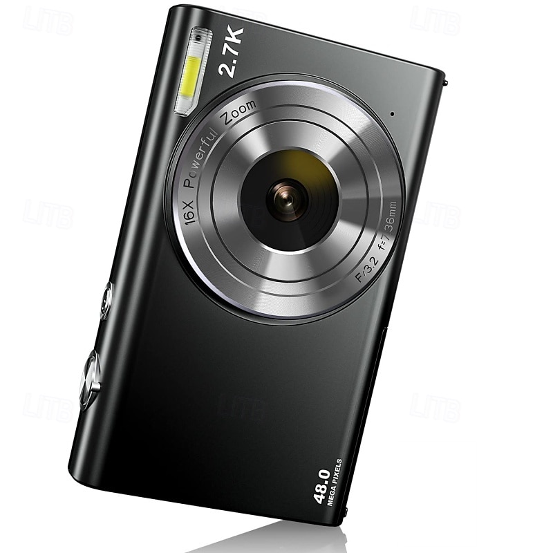 Digital Camera 4K Vlogging Camera 48Mp Digital Zoom Portable Point and Shoot Digicam with 32GB/64GB/128GB Memory Card Included 2025 - $95.99 –P1