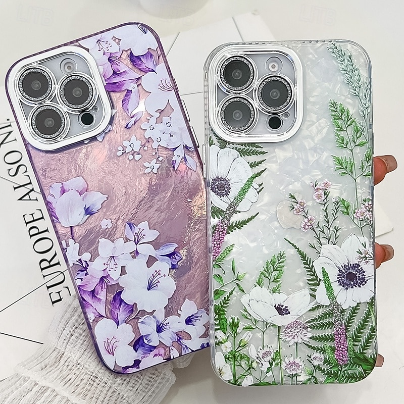 2025年 電話 ケース 用途 iPhone 16 Pro Max プラス iPhone15 iPhone 15 Pro Max iPhone 14 Pro Max iPhone 13 Pro Max バックカバー 耐衝撃 レトロ風 TPU PC  コレクション – $13.99 –P4