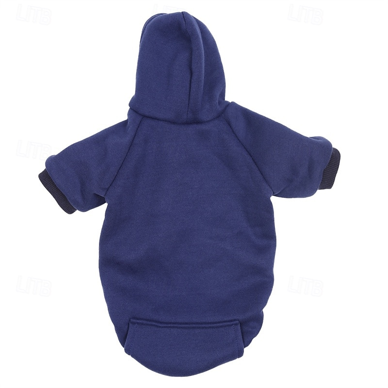 Hund Huvtröjor Mode Vinter Varm Mode Bekväm Utomhus Vardag Inomhus Hundkläder for Small Medium 2025 - $10.99 –P16