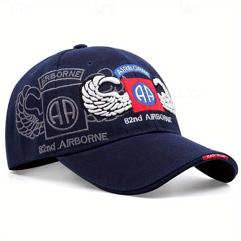 Herren Cap Basecap Sonnenhut Kappe Schwarz Blau Acrylfasern Bestickt Modisch Brautkleider schlicht Strasse Täglich Buchstabe Einstellbar Sonnenschutz Atmungsaktiv 2025 - $8.49 –P4