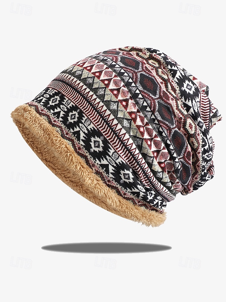 női 2 az 1-ben puha sapka és lábszárvédő pomponnal és polár béléssel - boho elegáns téli szett 2025 - $14.99 –P9