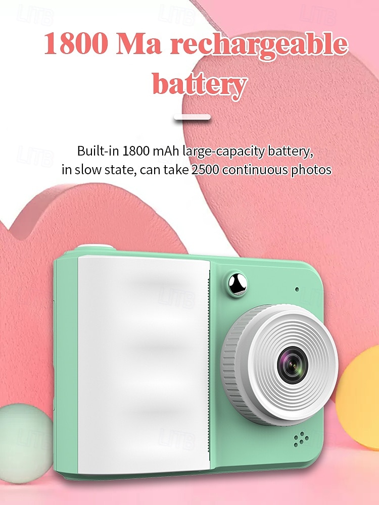 Kids Instant Print Camera Thermal Printing Camera with Print Paper for Kids High Resolution Photo and Print Camera Birthday Valentine's Day Gift for Girls 2026 - $47.99 –P9