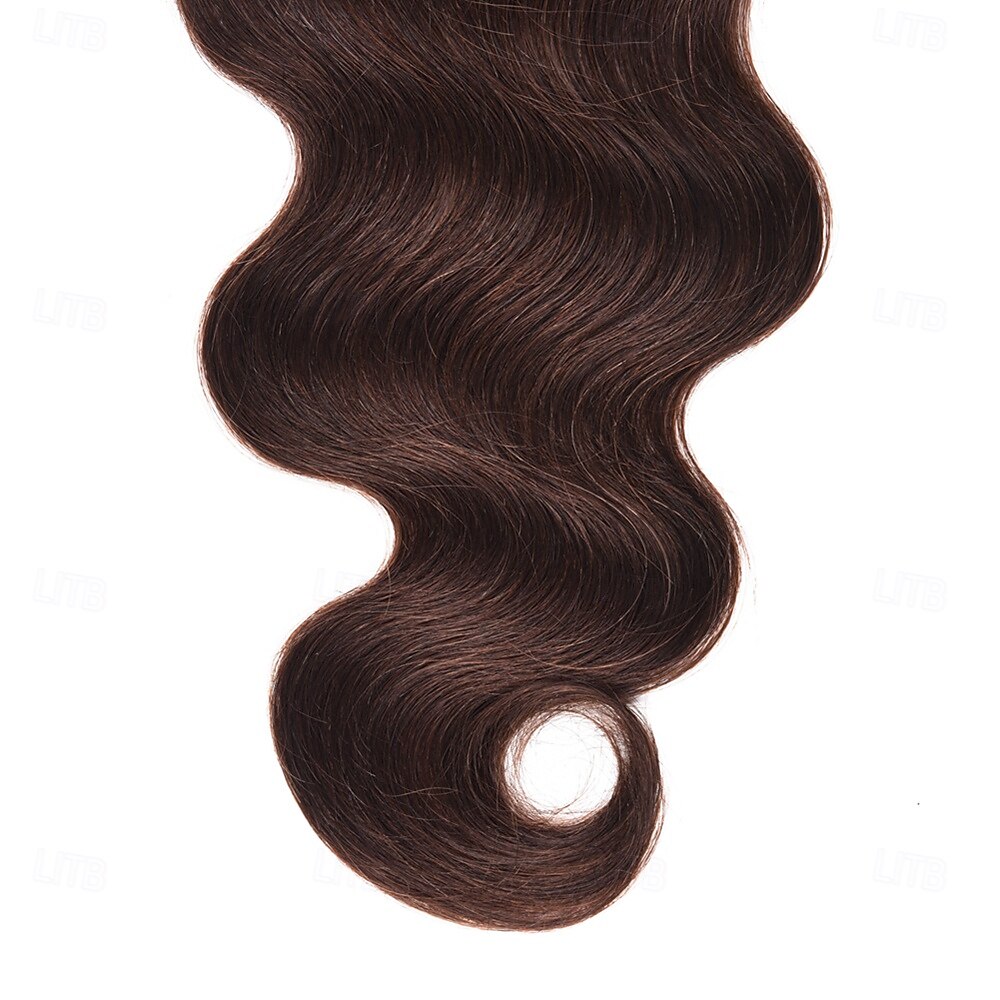 Extensions de cheveux humains ondulés brun foncé 12-24 pouces de 2025 ? $67.99 –P5