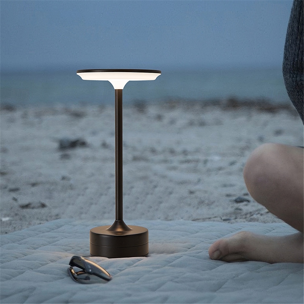 Metal Bar UFO Desk Lamp - USB Charging, Touch Dimming & Color Adjustment for Bar Coffee Shop 2025 - $38.99 –P6
