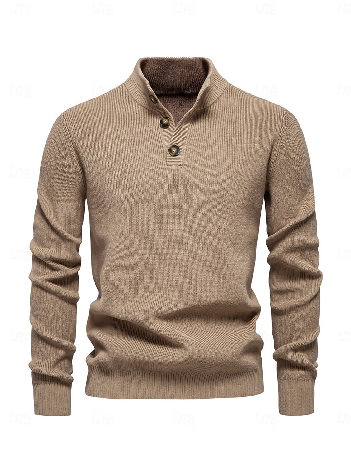 Herren Pullover Dunkelgrün Kaki Langarm Shirt Golfkleidung, Kleidung, Outfits, Kleidung 2025 - $79.99 –P1