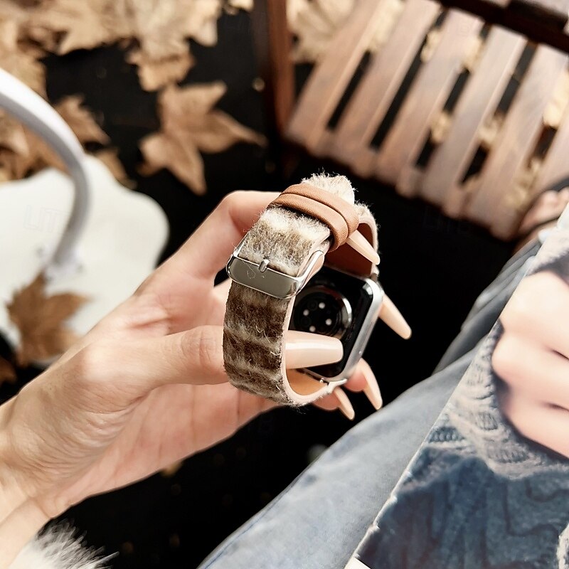 حلقة فردية متوافق مع Apple Watchband 38 مم 40 مم 41 مم 42 مم 44 مم 45 مم 49 مم قابل للتعديل القماش استبدال حزام الساعة إلى iwatch Ultra 2 Series 9 8 7 SE 6 5 4 3 2 1 2025 - $19.99 –P4