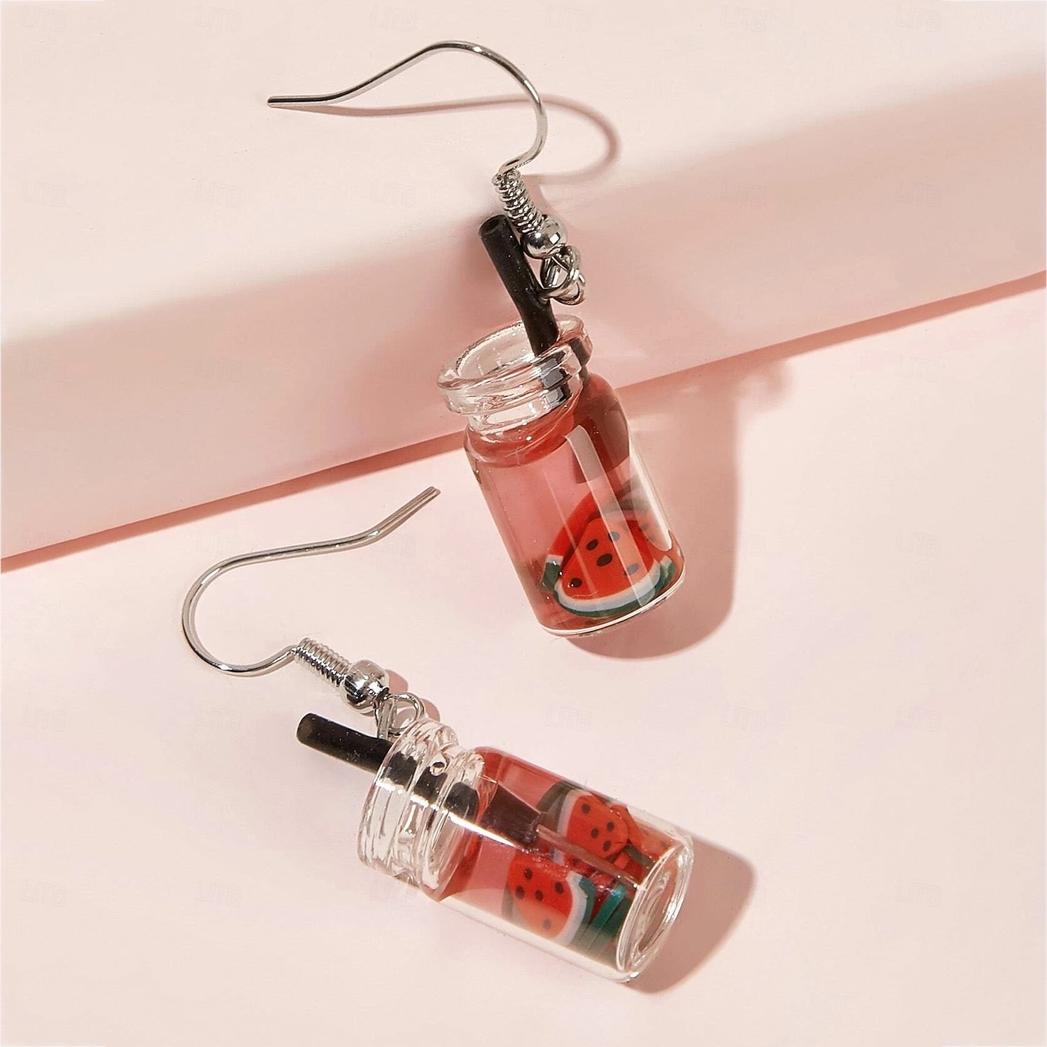 Mujer Pendiente Lujoso Alegría Elegante Aretes Joyas Borgoña Para Fiesta 2025 - $15.49 –P2