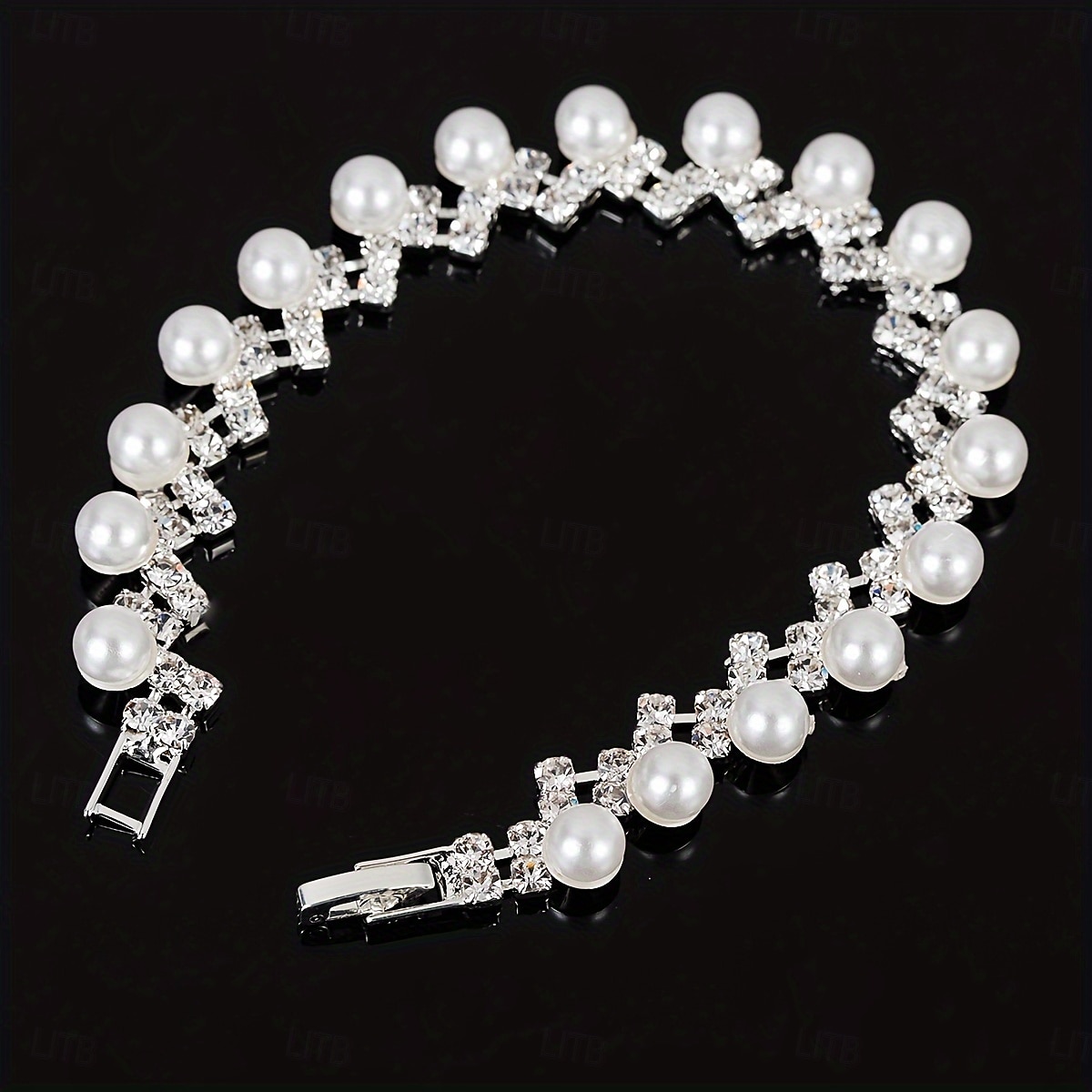 Mujer Brazalete Lujoso Precioso Elegante Legierung Pulsera pulsera Plata Para Fiesta 2025 - $29.99 –P4