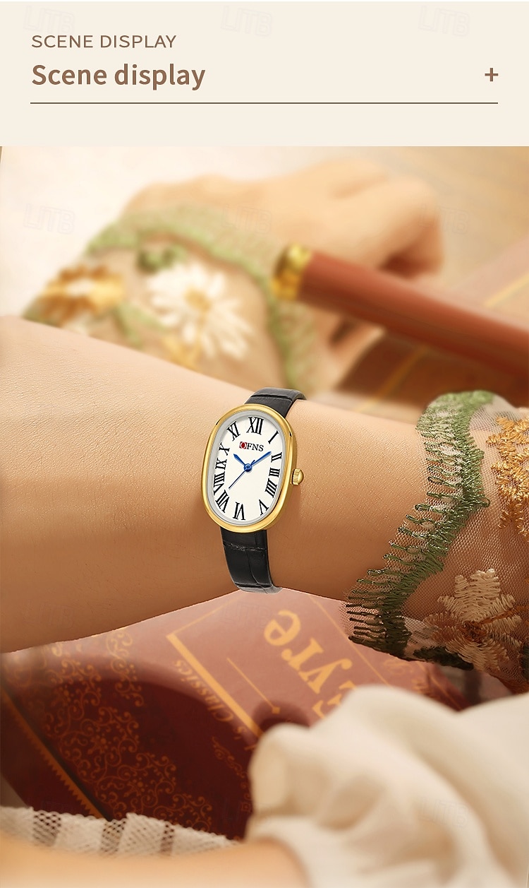 Women Quartz Watch Minimalist Luxury Fashion Business Waterproof PU Leather Stainless Steel Strap Watch 2025 - $38.99 –P14