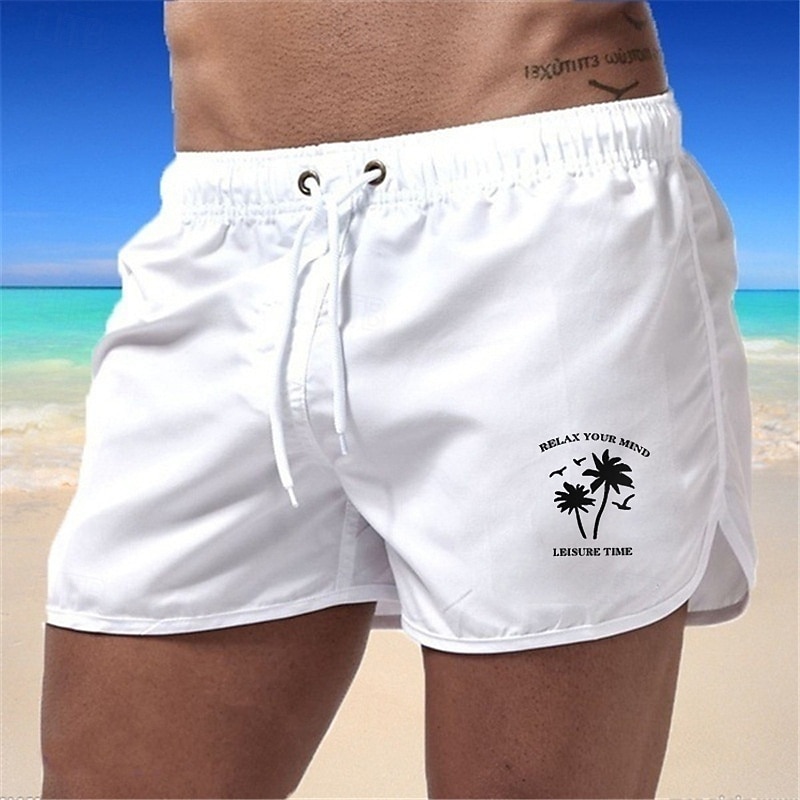 Men's Swim Shorts Swim Trunks Printed Drawstring Quick Dry Board Shorts Bathing Suit Surfing Beach Water Sports Summer 2026 - $13.49 –P2
