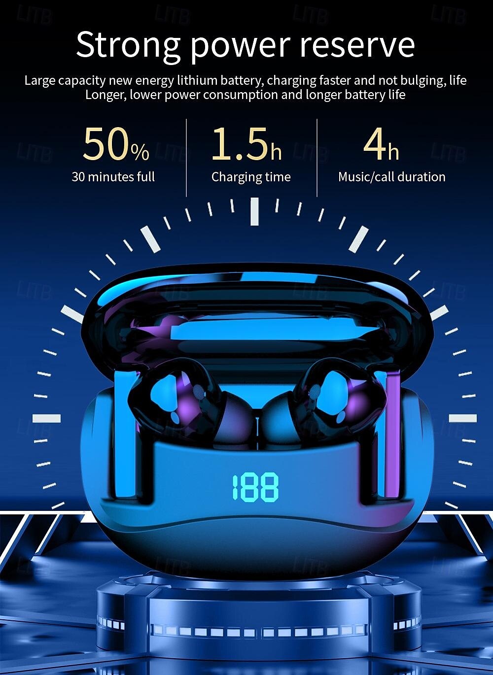 True Wireless Headphones TWS Earbuds In Ear Bluetooth 5.3 Ergonomic Design Wireless Earphones Sound Quality Providing Unparalleled Performance 2025 - $22.99 –P3