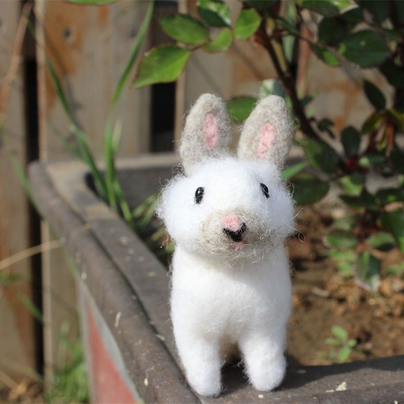 אביזרי בובת וולדורף בעבודת יד צמר רך ארנבת תינוק ילדה ללוות בובות סמרטוט מתנת יום הולדת בובה סרוגה בובה חמודות בובת קטיפה בובת קטיפה צעצוע ממולא אישית ערכת בובות ארוגה 2026 - $17.99 –P7