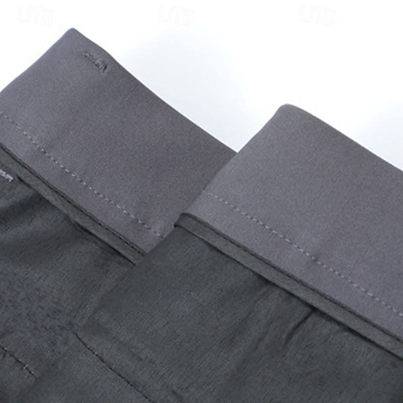 Herren Abschlußfeier Anzughose Hose Chinos Knöpfe Tasche Einfarbig Komfort Formell Party Arbeit Mode Klassicher Stil Schwarz Wein Mikroelastisch 2025 - $17.99 –P4