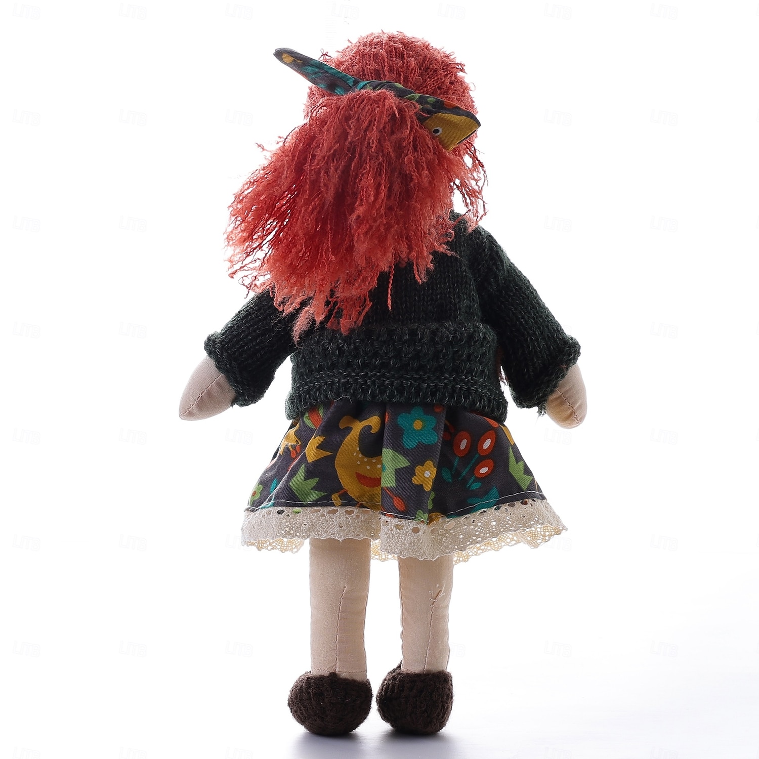 waldorfdocka bomull waldorfdocka figur konstnär handgjord festivaltumme 2025 - $68.99 –P2