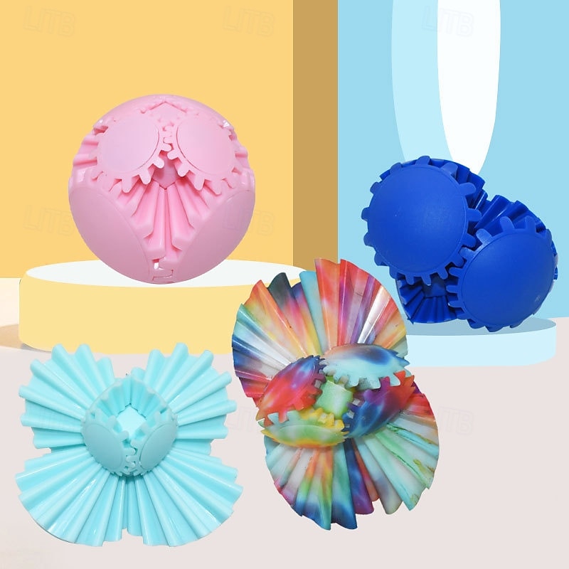gear ball fidget lelu 3D painettu hammaspyörä pallo hammaspallo stressipallo gearsphere pöytälelu fidget ball vaihdelelu stressiin ja ahdistukseen rentouttava lapsille sukkahousut 2025 - $12.99 –P1