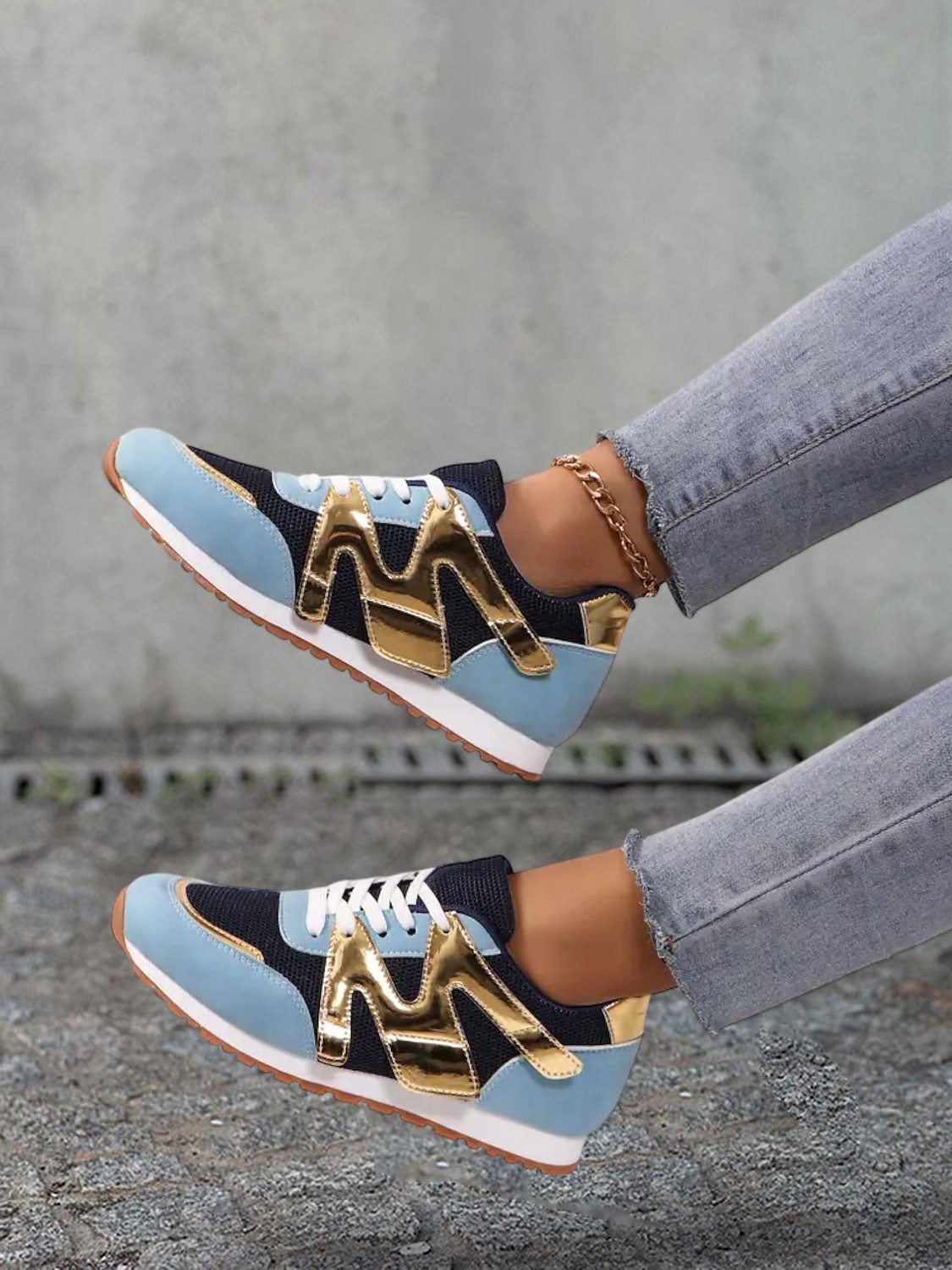 Women's Rose Pink Colorblock Athletic Sneakers with Mesh Design Accents - Stylish Casual Shoes for Running and Everyday Wear 2025 - $26.99 –P5