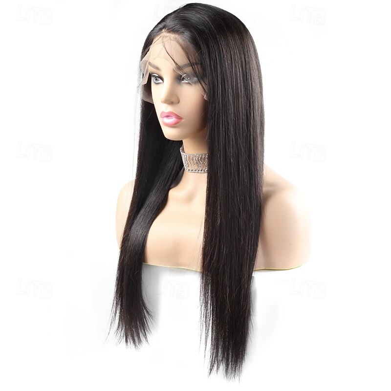 Conjunto de cabelo liso humano completo de 10 a 30 polegadas, 5x5, renda frontal, cabelo liso, densidade de 150% de 2026 por $152.99 –P4