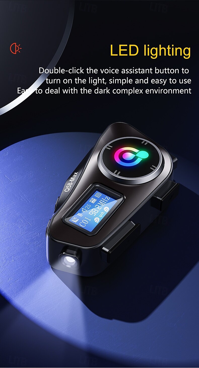 2025年 ヘルメット ヘッドセット インターホン ヘルメット トーク オートバイ ヘルメット ヘッドセット インターホン スピーカー 音楽共有 FM ラジオをサポート  コレクション – $61.99 –P10