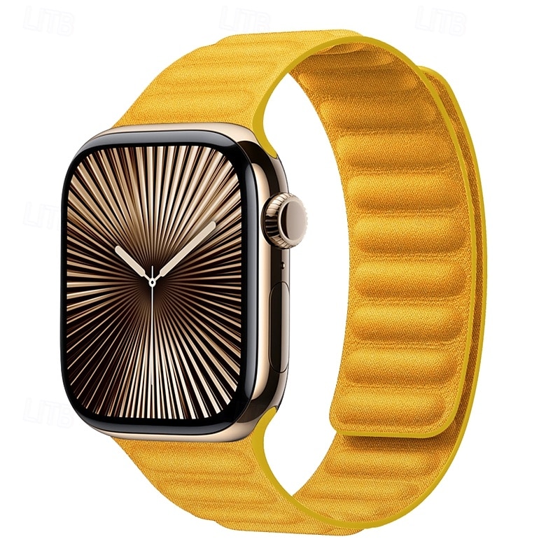 2025年 Solo Loop と互換性があります Apple Watch ウォッチバンド 38mm 40mm 41mm 42mm 44mm 45mm 49mm マグネティッククラスプ 調整可 生地 交換用時計バンド のために iwatch Ultra 2 Series 9 8 7 SE 6 5 4 3 2 1 コレクション – $18.99 –P9