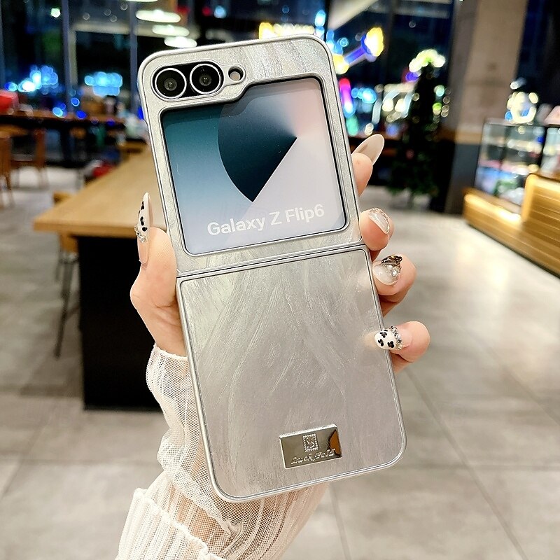 Phone Case For Samsung Galaxy Z Flip 6 Z Flip 5 Z Flip 4 Z Flip 3 Back Cover Shockproof Retro PC 2025 - $16.99 –P2