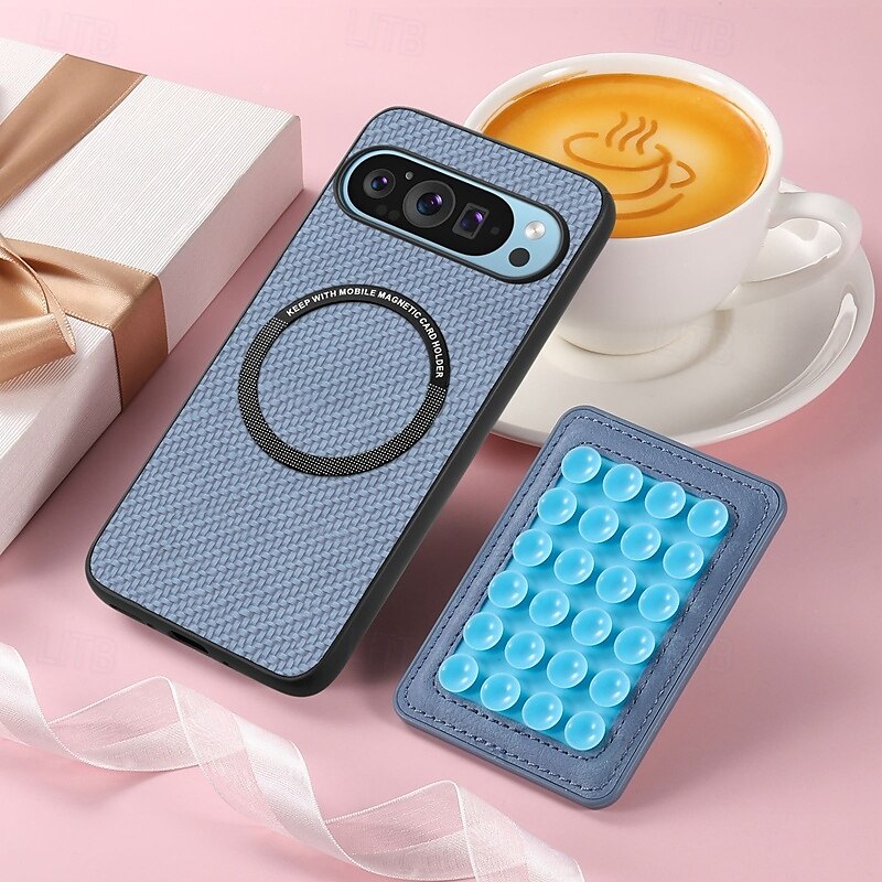 טלפון מגן עבור גוגל Pixel 9 Pro Pixel 8 Pro Pixel 8 פיקסל 9 Pixel 7 Pixel 7 Pro Pixel 6 Pixel 6 Pro כיסוי אחורי ניתן לניתוק מגנטי תמיכה בטעינה אלחוטית רטרו TPU סיבי פחמן 2025 - $21.99 –P11
