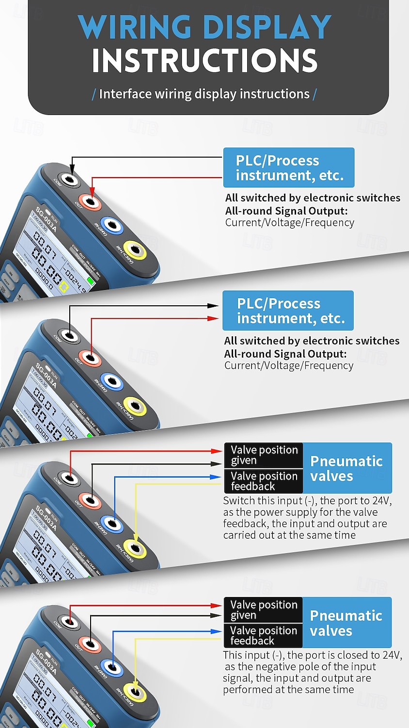 Generador de señal de corriente multifunción digital 0-10v simulador de voltaje de corriente ajustable generador de señal 4-20ma portátil 2025 - $159.99 –P10