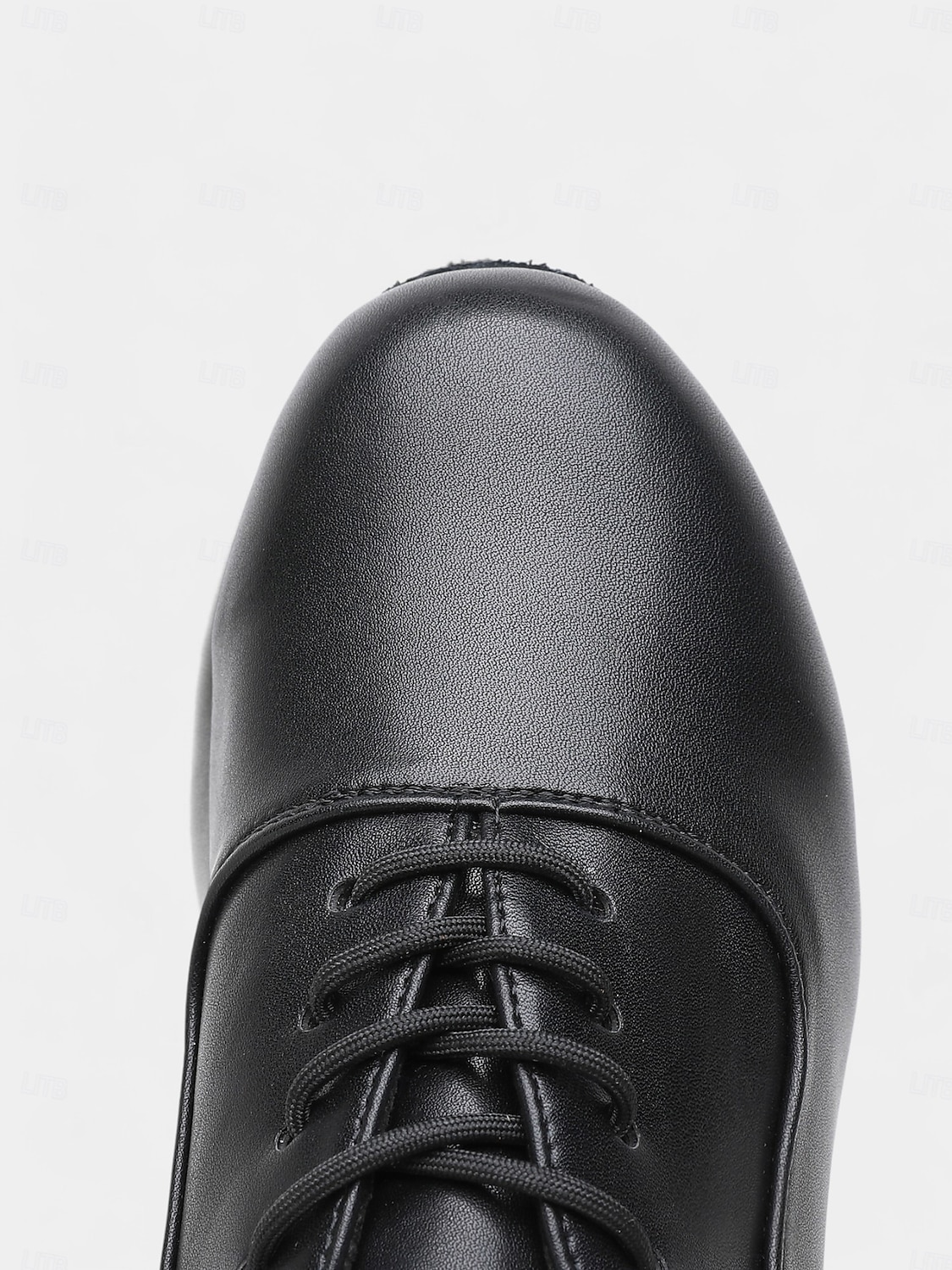 schwarze Tanzschuhe zum Schnüren für Herren mit weicher Wildledersohle und klassischem Design – ideal für Standard-, lateinamerikanische und Bühnenauftritte 2025 - $34.99 –P5