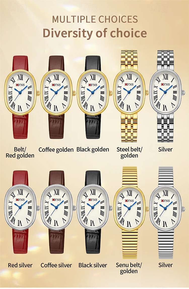 Women Quartz Watch Minimalist Luxury Fashion Business Waterproof PU Leather Stainless Steel Strap Watch 2025 - $38.99 –P11
