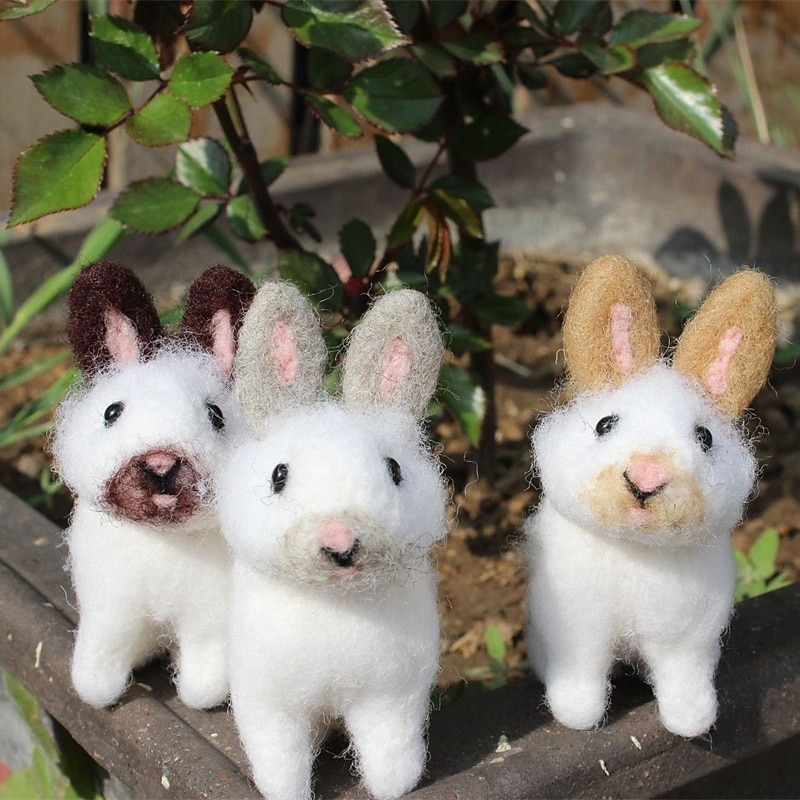 אביזרי בובת וולדורף בעבודת יד צמר רך ארנבת תינוק ילדה ללוות בובות סמרטוט מתנת יום הולדת בובה סרוגה בובה חמודות בובת קטיפה בובת קטיפה צעצוע ממולא אישית ערכת בובות ארוגה 2026 - $17.99 –P9