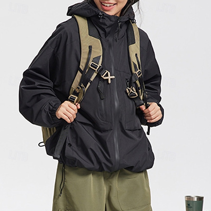 Homens Mulheres Jaqueta Softshell Jaqueta de Trilha Ao ar livre A Prova de Vento Impermeável Jaqueta leve Jaqueta corta-vento Viajar Preto Verde Tropa de 2025 por $105.99 –P9