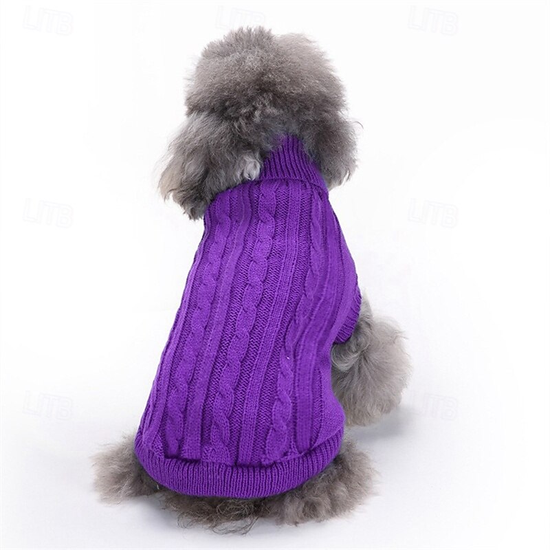 Cane Maglione Classico Inverno Caldo Di tendenza Confortevole All'aperto Abbigliamento Quotidiano Interno Abbigliamento per Cani for Piccolo Medio Grande del 2025 a $12.49 –P19