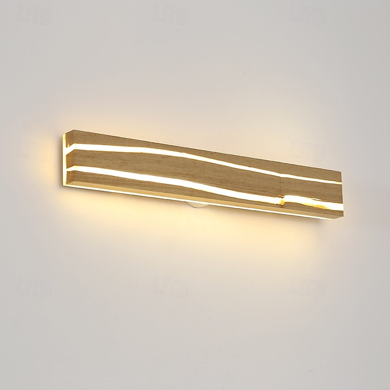 Wooden Wall Light LED Wood Crack Wall Lamp Night Light Headlight 110-240V 2025 - $79.99 –P9