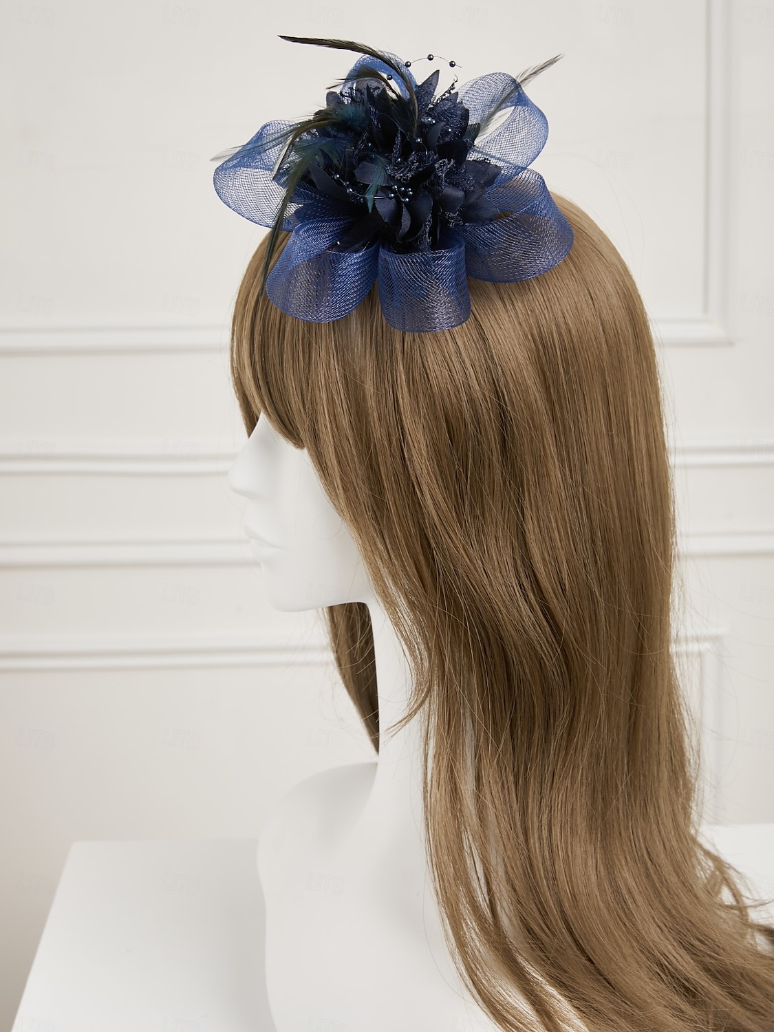Elegant Feather Net Fascinators Hats with Feathers Fur Floral 1PC Special Occasion Kentucky Horse Race Ladies Day Headpiece dress to impress Race Day Dress 2025 - $15.99 –P7