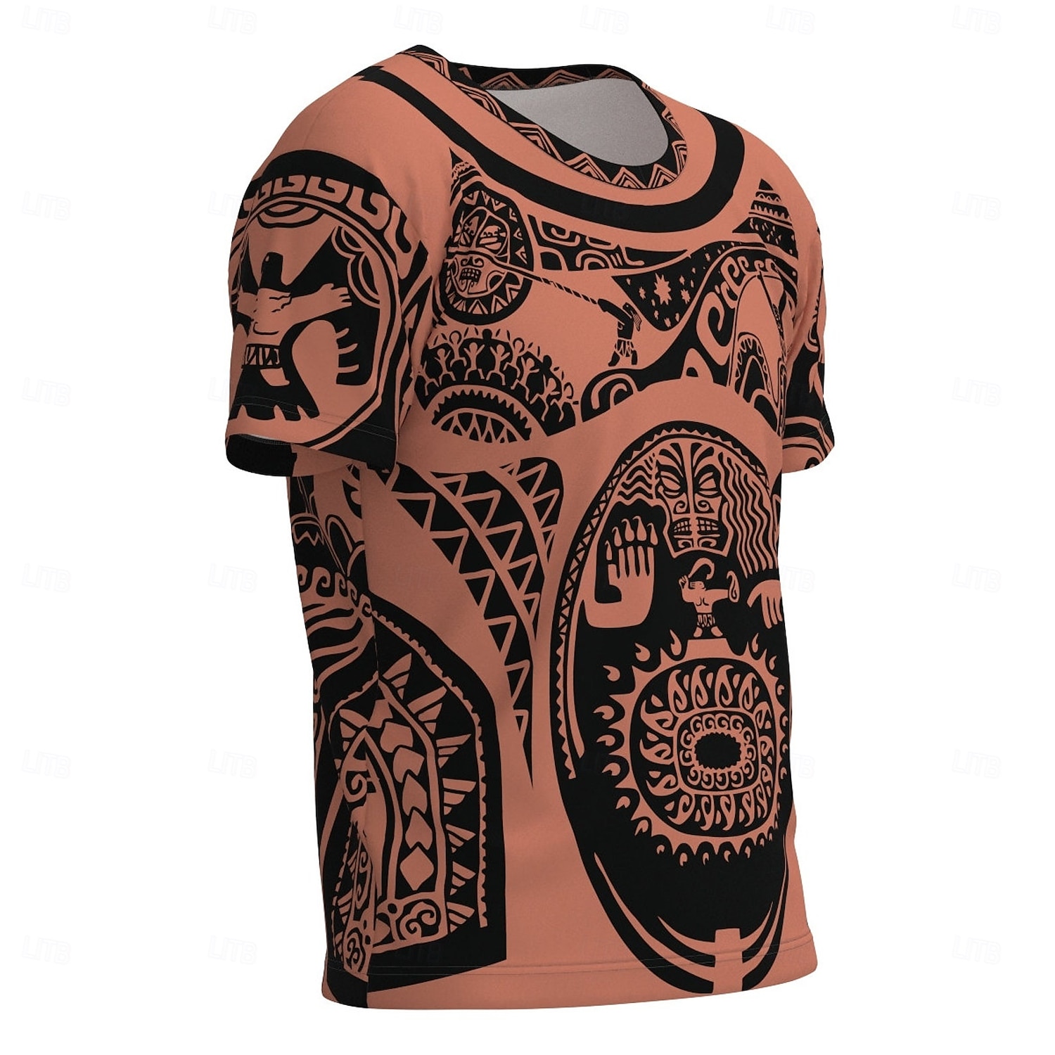 Moana Maui T-skjorte 3D Figurer Graphic Til Par Herre Dame Voksne Karneval Maskerade 3D-utskrift Fest Fritid / hverdag 2025 - $17.99 –P3