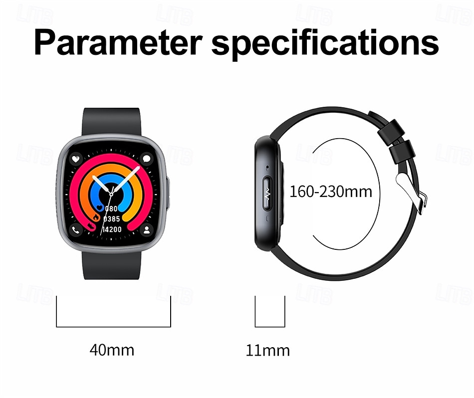 ET593 Smart Watch 1.75 inch Smartwatch Fitness Running Watch Bluetooth Pedometer Fitness Tracker Activity Tracker Compatible with Android iOS Unisex Long Standby Hands-Free Calls Waterproof IP 67 2026 - $82.99 –P13