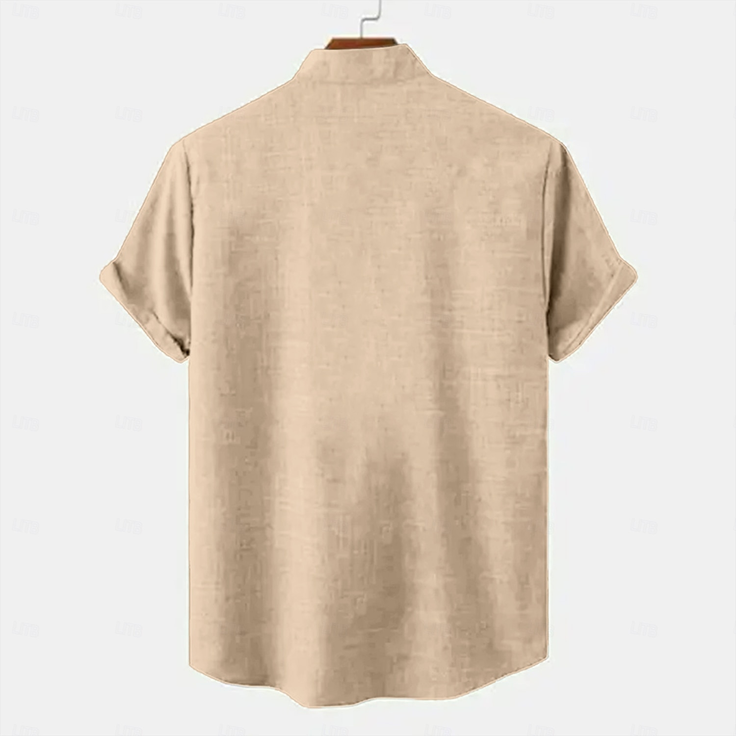 Męskie lniana koszula Zapinana na guziki koszula koszule w stylu retro Koszula w stylu vintage Koszula etniczna Urlop Dzienne zużycie Żółty Krótki rękaw Koszule z kołnierzykiem Lato Wiosna Odzież 2026 - $22.99 –P6