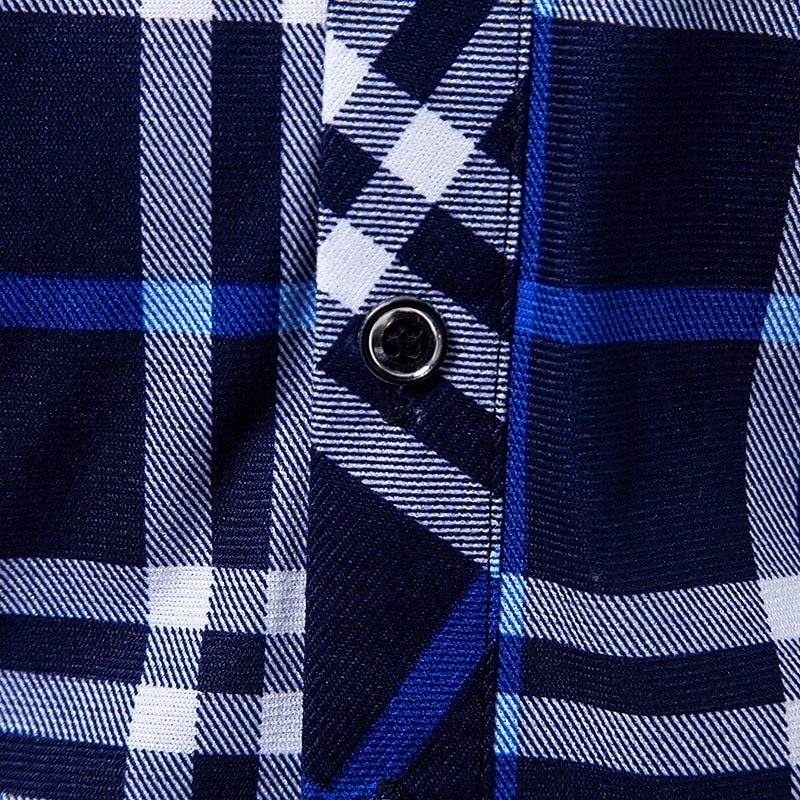 Herren Hemd Sommerhemd Freizeithemd Knopfhemd Karierte Hemden Rote Blau Langarm Karomuster Revers Urlaub Ferien Button-Down Bekleidung Polyester Mode Lässig Bequem 2025 - $13.99 –P5