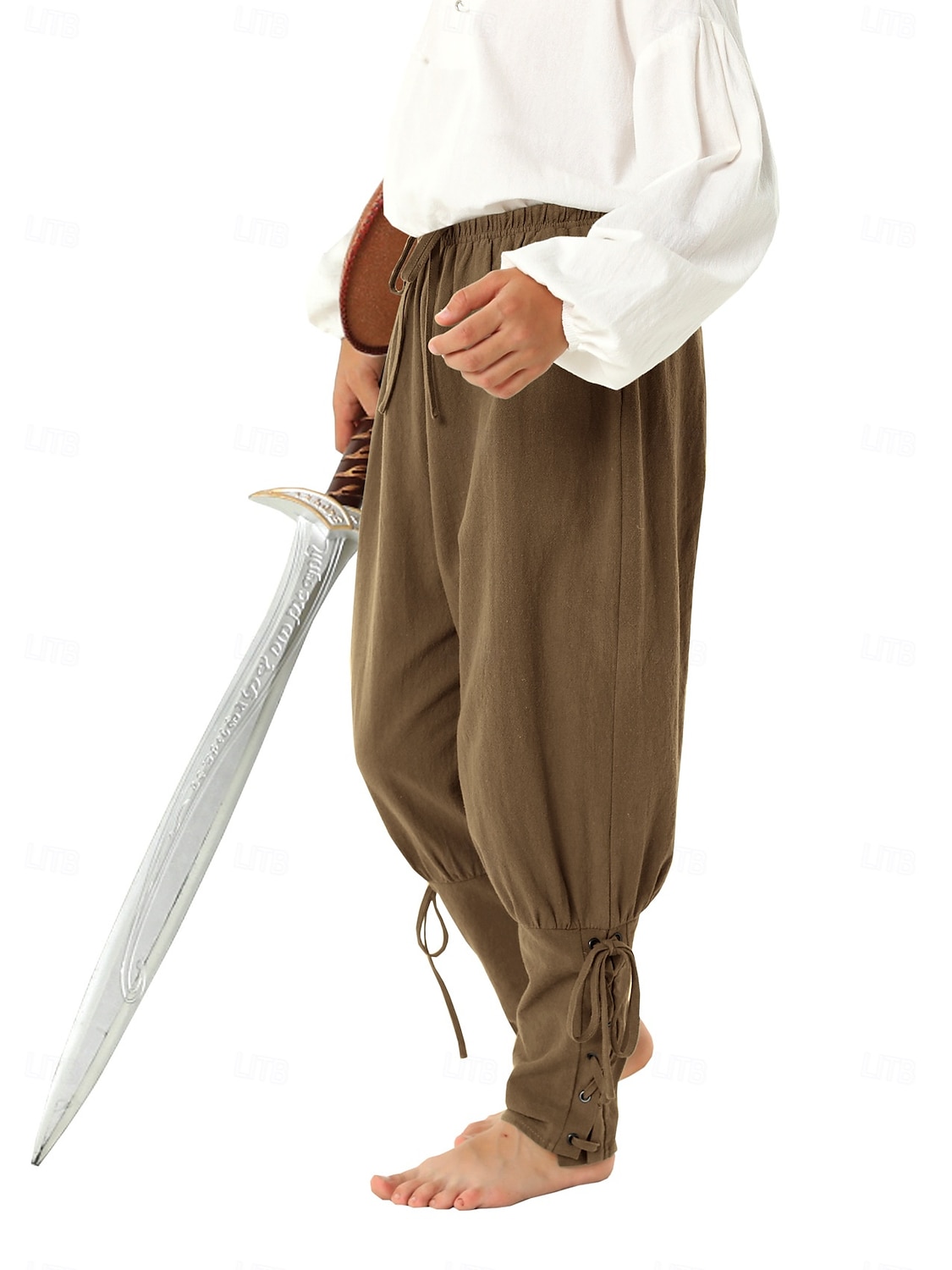 Årgang Kostymer i middelalderstil Renessanse Shorts Piratbukser Korsfarer Ranger Helfarge Gutt Pirat fantasi Maskerade Fritid / hverdag Barne Bukser Sommer 2025 - $29.99 –P2