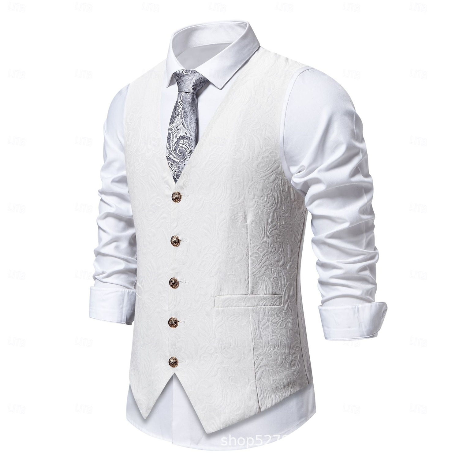 Retro Řvoucí 20s 20. léta 20. století Kamizelka Vesta Velký Gatsby Gentleman Retro Pánské Vánoce předvečer Všech svatých Karneval Výkon loučení se svobodou nevěsty Festival Dospělé Vesta Celý rok 2025 - $26.99 –P2
