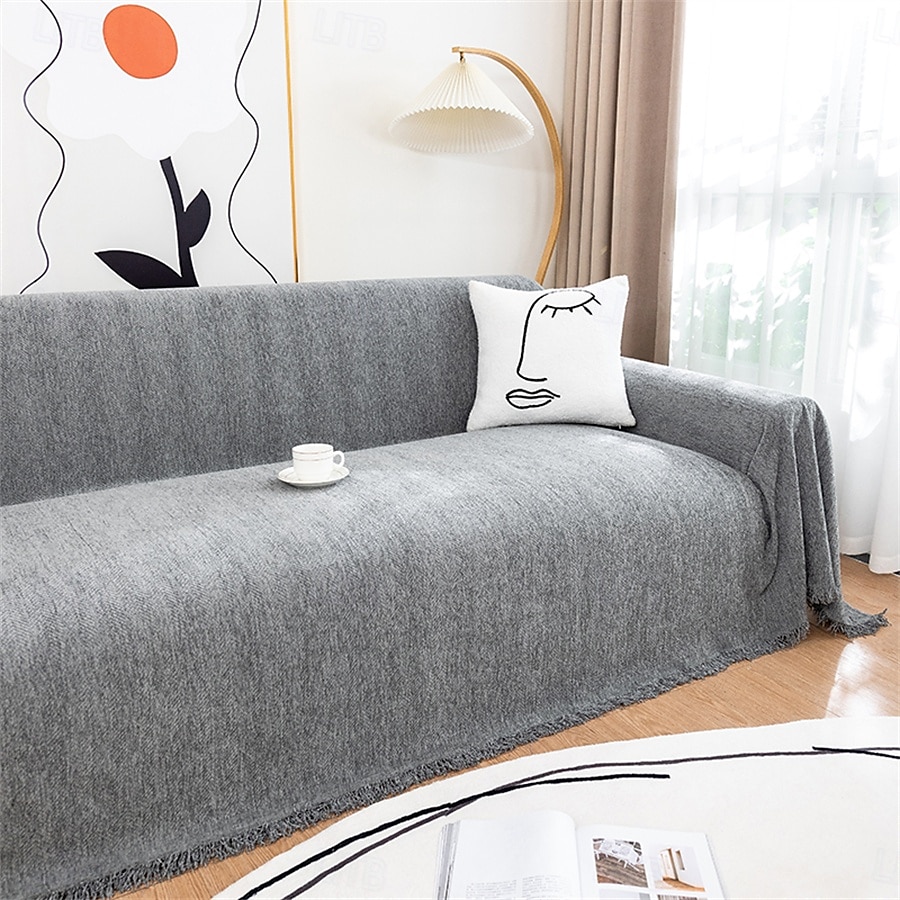 Serviette de canapé en chenille de haute qualité, tissu doux et moelleux, parfait pour protéger les canapés de la saleté et des taches, durable et confortable, idéale pour une utilisation quotidienne, de 2025 ? $46.99 –P13