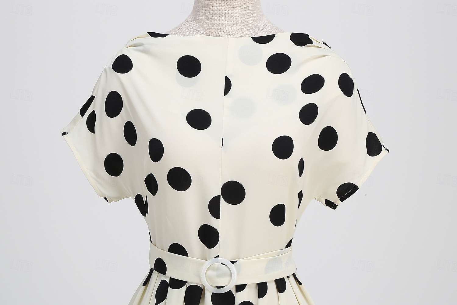 Retro Vintage 1950er Hepburn Kleid Ausgestelltes Kleid Tupfen Blume / Blumenmuster Kostüm Damen Maskerade Veranstaltung / Fest Junggesellinnenabschiedsparty Festival Erwachsene Kleid 2026 - $34.99 –P19