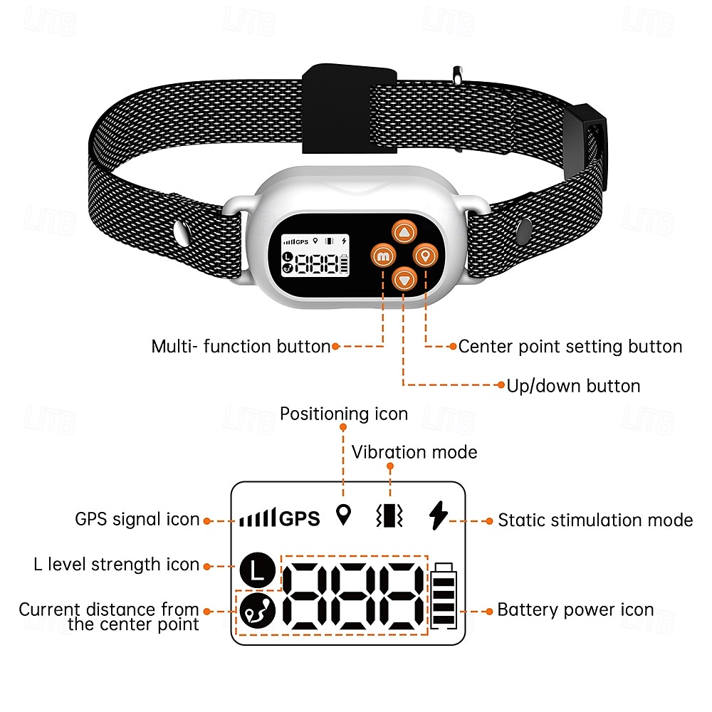 Dog Wireless Fence Portable Lightweight Durable Plastic Black 1 PC 2025 - $91.99 –P3