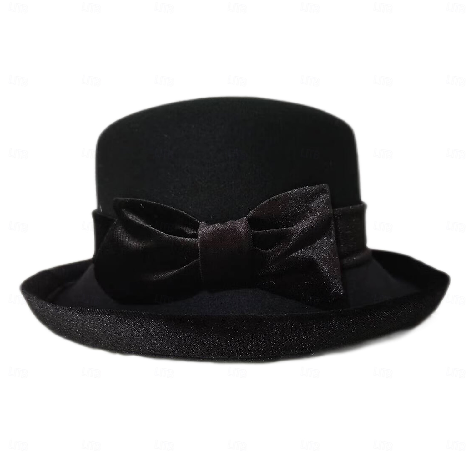 Palarie 100% Lână Pălărie Vară Pălărie Nuntă Petrecere ceai Elegant Nuntă Cu Funde Despicare Diadema Articole Pentru Cap 2025 - $44.99 –P11
