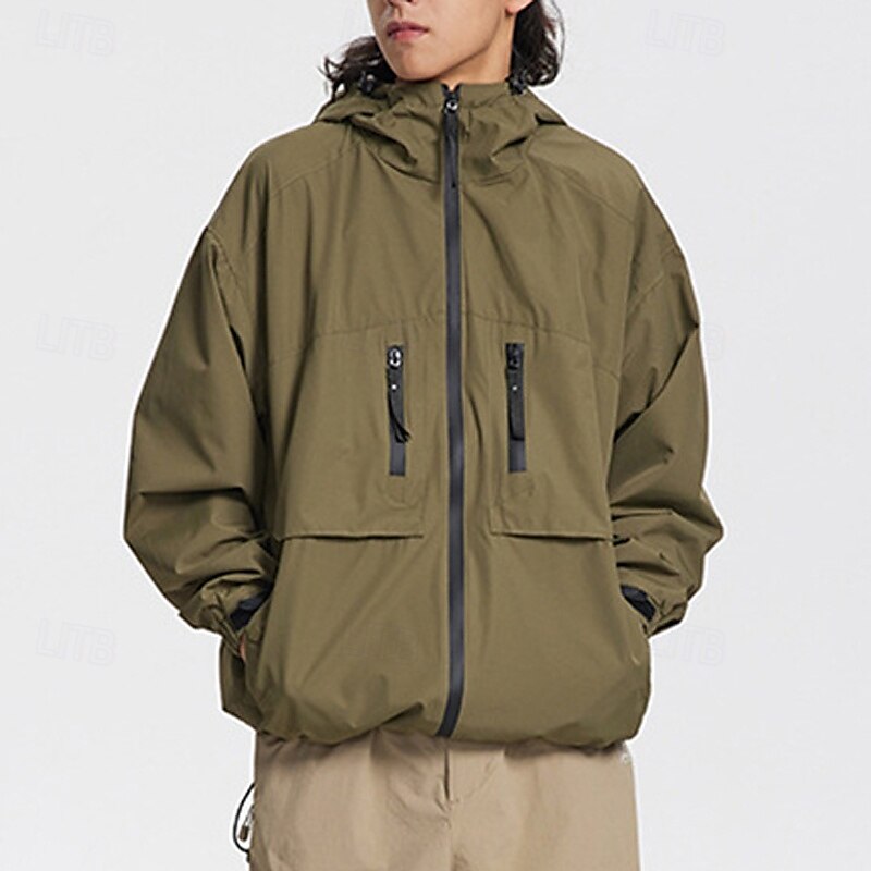 Homens Mulheres Jaqueta Softshell Jaqueta de Trilha Ao ar livre A Prova de Vento Impermeável Jaqueta leve Jaqueta corta-vento Viajar Preto Verde Tropa de 2025 por $105.99 –P2
