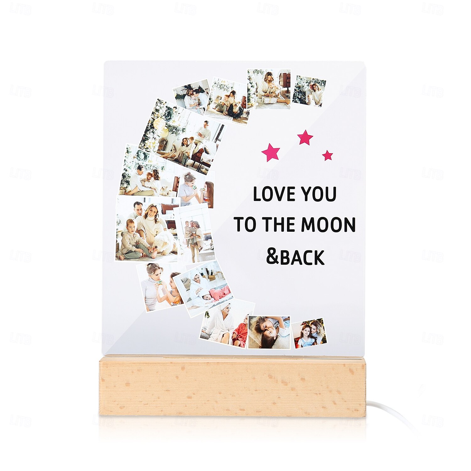 Personalized Acrylic Square Night Light with 9 Photos Light Up Photo Frame -  Customized  Gift for Lovers & Family 2025 - $40.99 –P8
