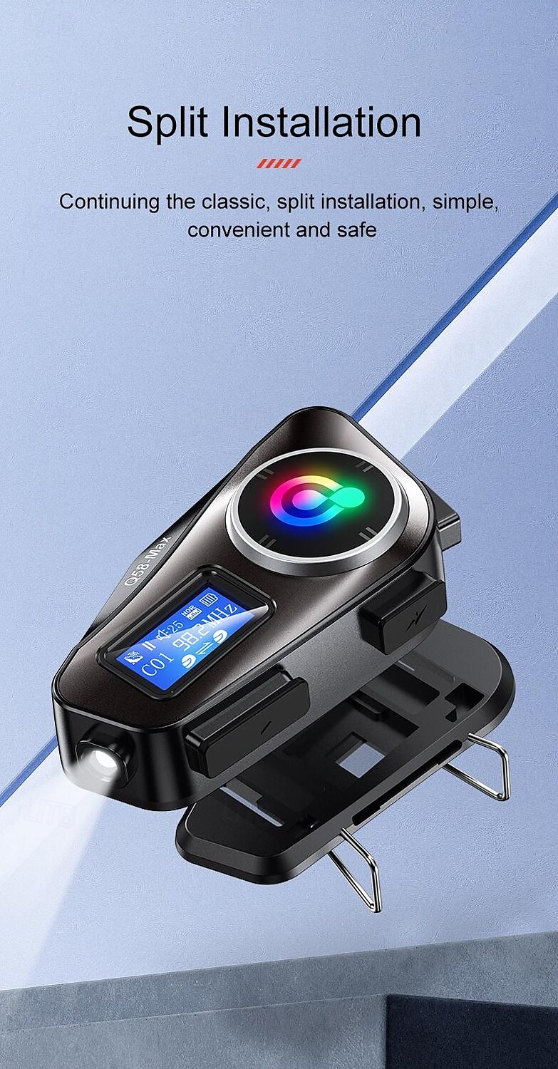 2025年 ヘルメット ヘッドセット インターホン ヘルメット トーク オートバイ ヘルメット ヘッドセット インターホン スピーカー 音楽共有 FM ラジオをサポート  コレクション – $61.99 –P15