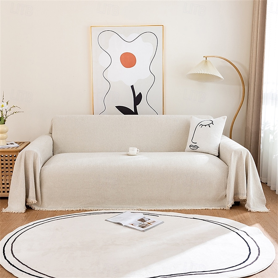 Serviette de canapé en chenille de haute qualité, tissu doux et moelleux, parfait pour protéger les canapés de la saleté et des taches, durable et confortable, idéale pour une utilisation quotidienne, de 2025 ? $46.99 –P6